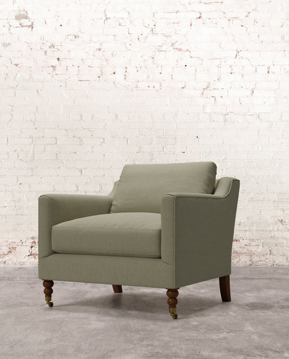 Francis Chair with Brass Casters