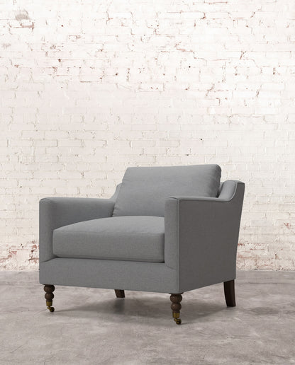 Francis Chair with Brass Casters