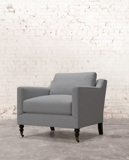 Francis Chair with Brass Casters