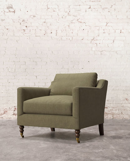 Francis Chair with Brass Casters