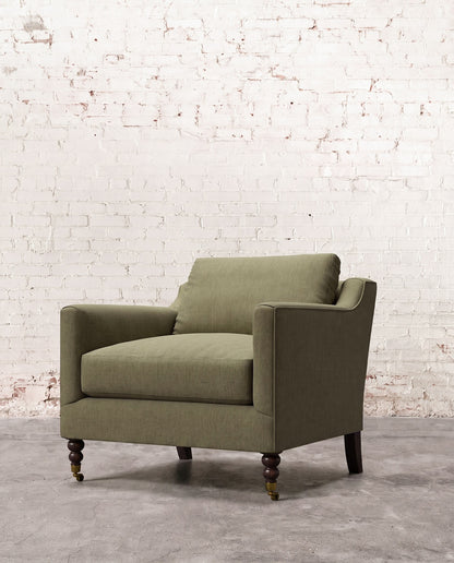 Francis Chair with Brass Casters