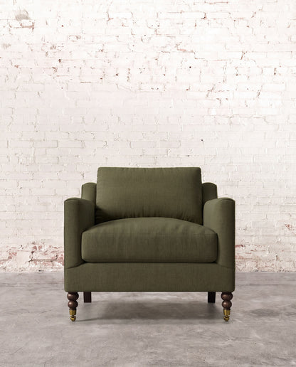 Francis Chair with Brass Casters