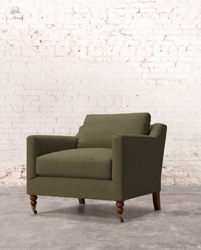 Francis Chair with Brass Casters