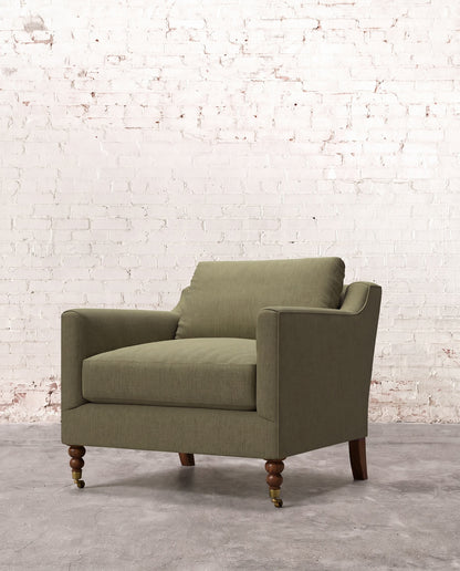 Francis Chair with Brass Casters