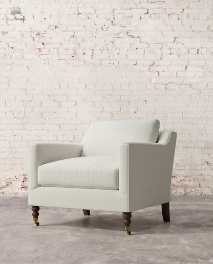 Francis Chair with Brass Casters