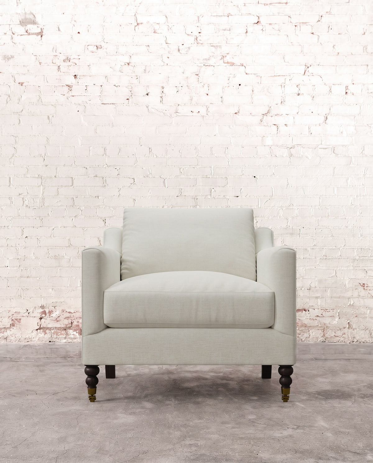 Francis Chair with Brass Casters