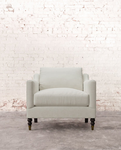 Francis Chair with Brass Casters