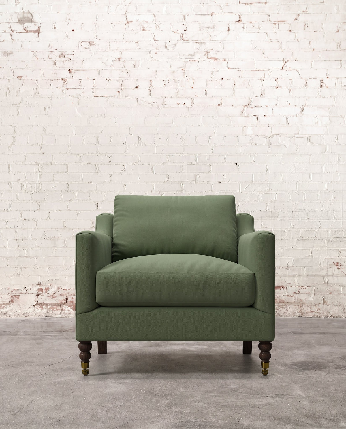 Francis Chair with Brass Casters