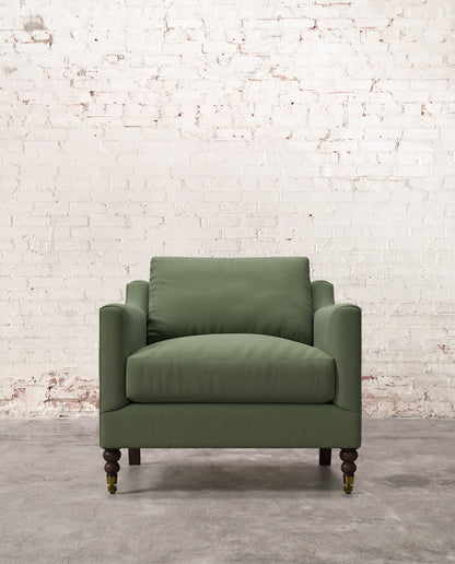 Francis Chair with Brass Casters