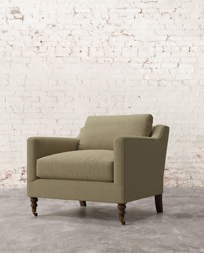 Francis Chair with Brass Casters