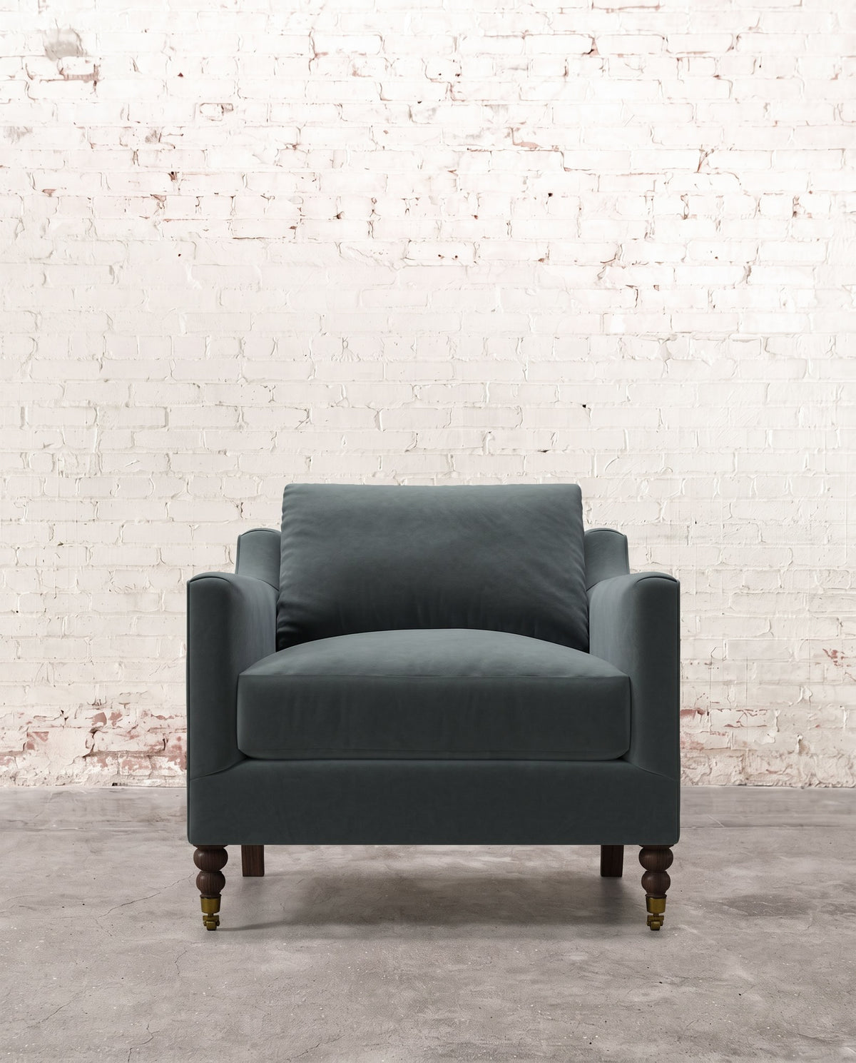 Francis Chair with Brass Casters