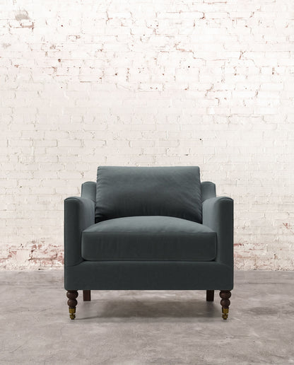 Francis Chair with Brass Casters