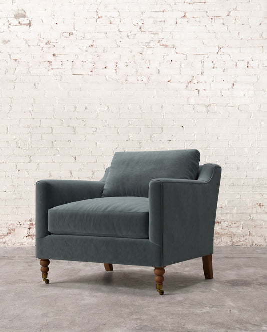 Francis Chair with Brass Casters