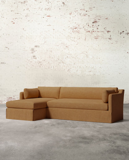 Francis Left Facing Slipcovered Sectional
