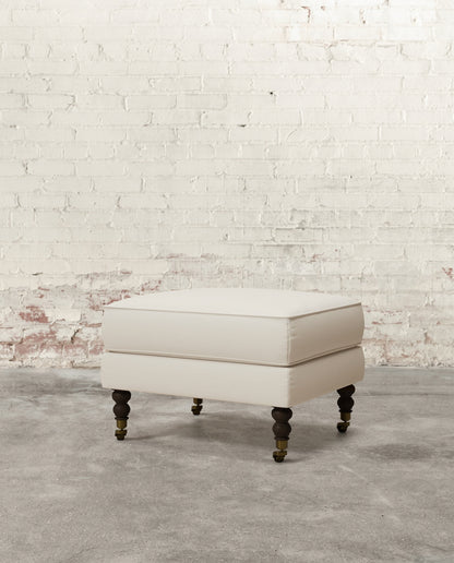 Francis Ottoman with Brass Casters