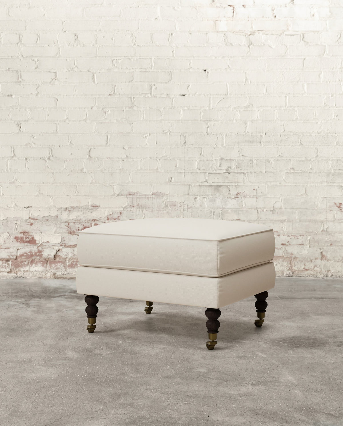 Francis Ottoman with Brass Casters