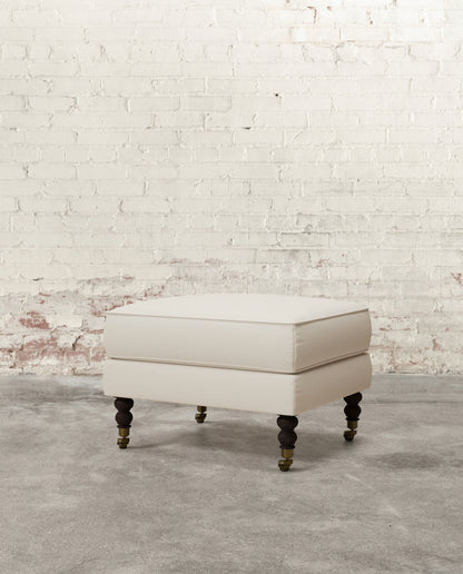 Francis Ottoman with Brass Casters