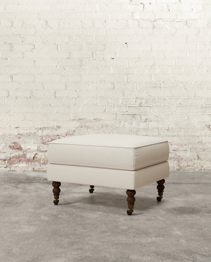 Francis Ottoman with Brass Casters