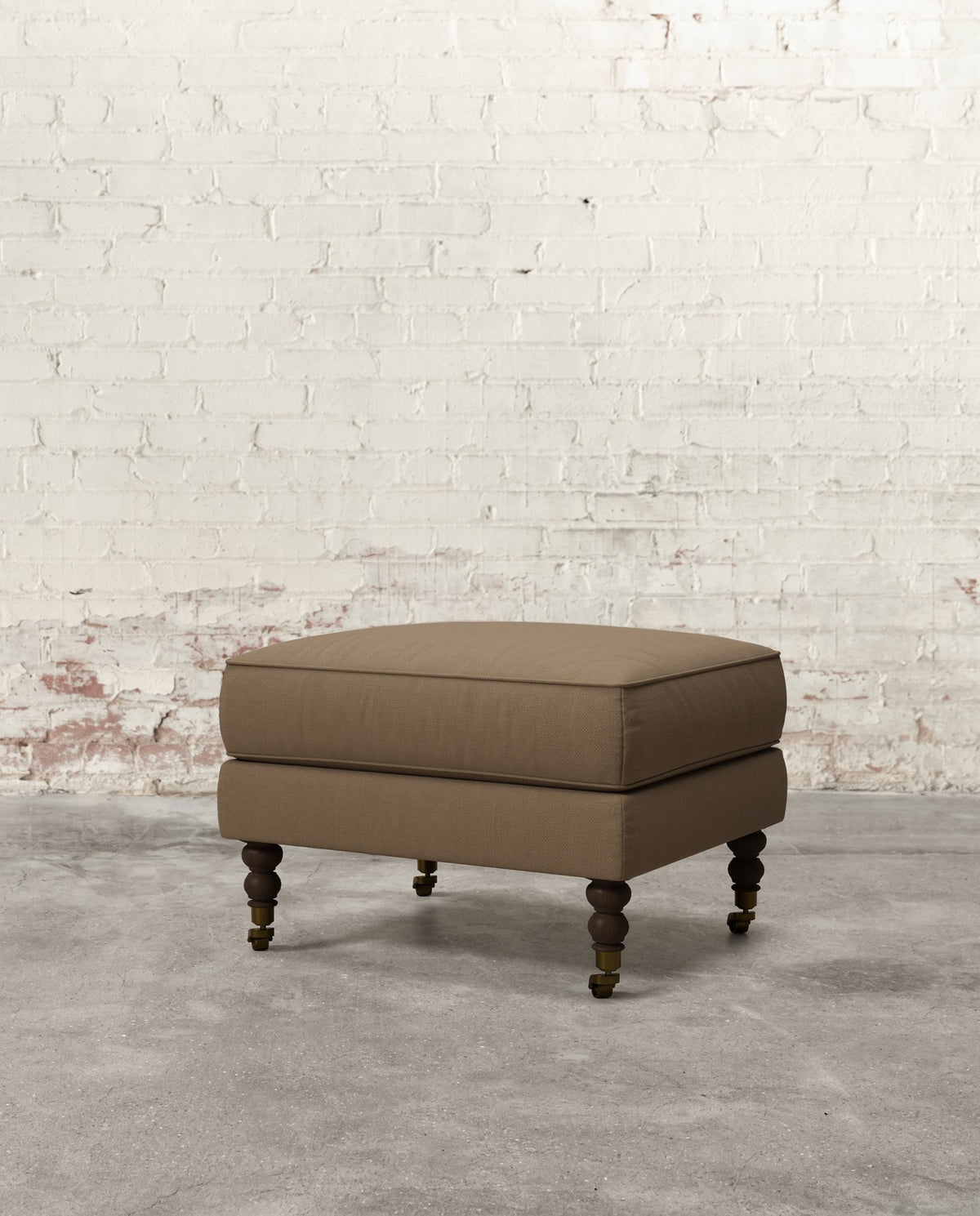 Francis Ottoman with Brass Casters
