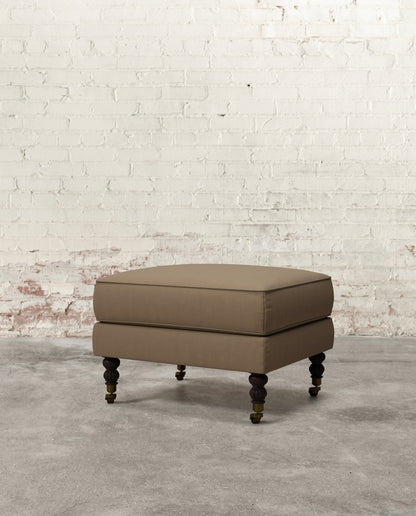 Francis Ottoman with Brass Casters