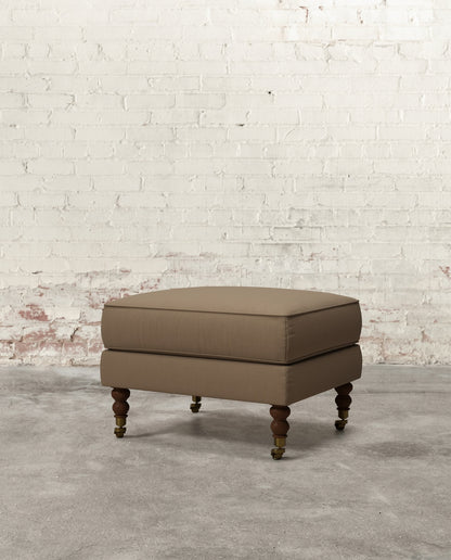 Francis Ottoman with Brass Casters