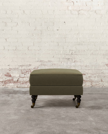 Francis Ottoman with Brass Casters
