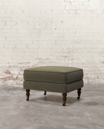 Francis Ottoman with Brass Casters