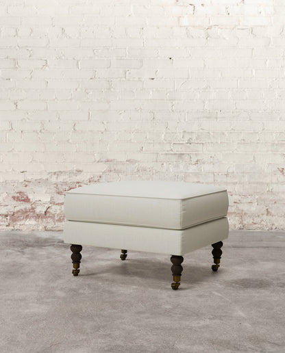 Francis Ottoman with Brass Casters