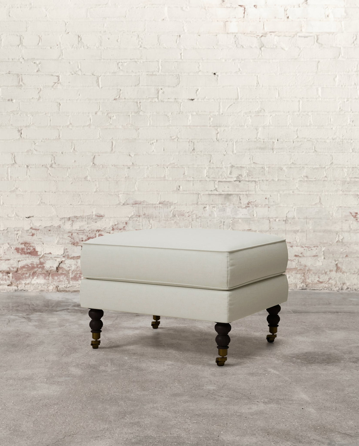 Francis Ottoman with Brass Casters