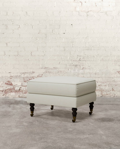 Francis Ottoman with Brass Casters