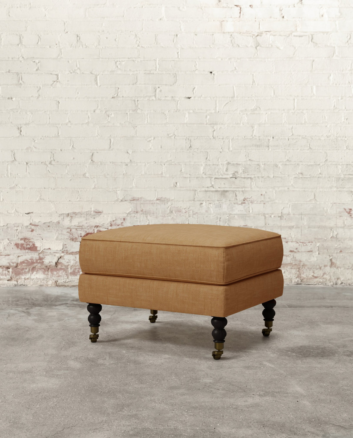 Francis Ottoman with Brass Casters