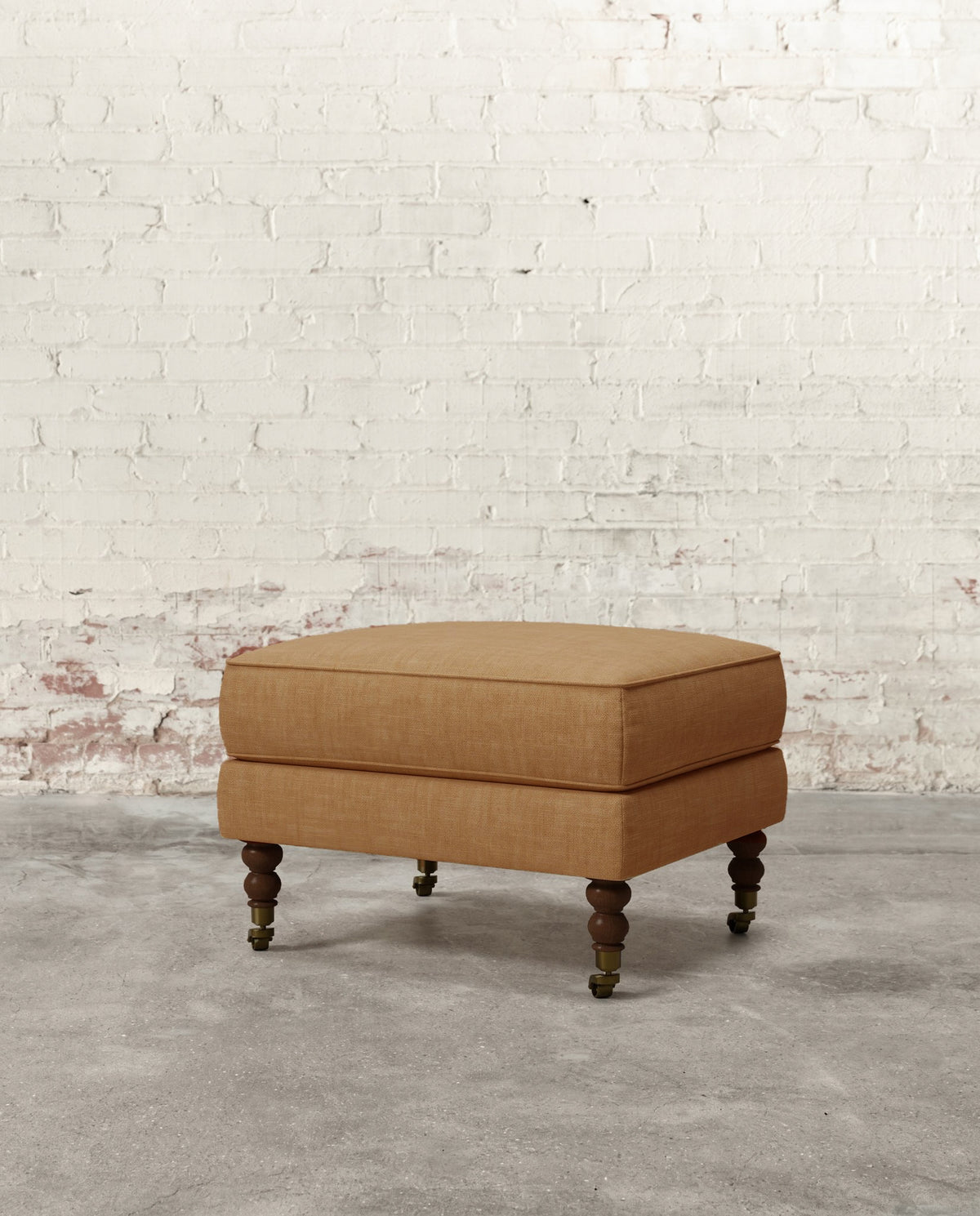 Francis Ottoman with Brass Casters