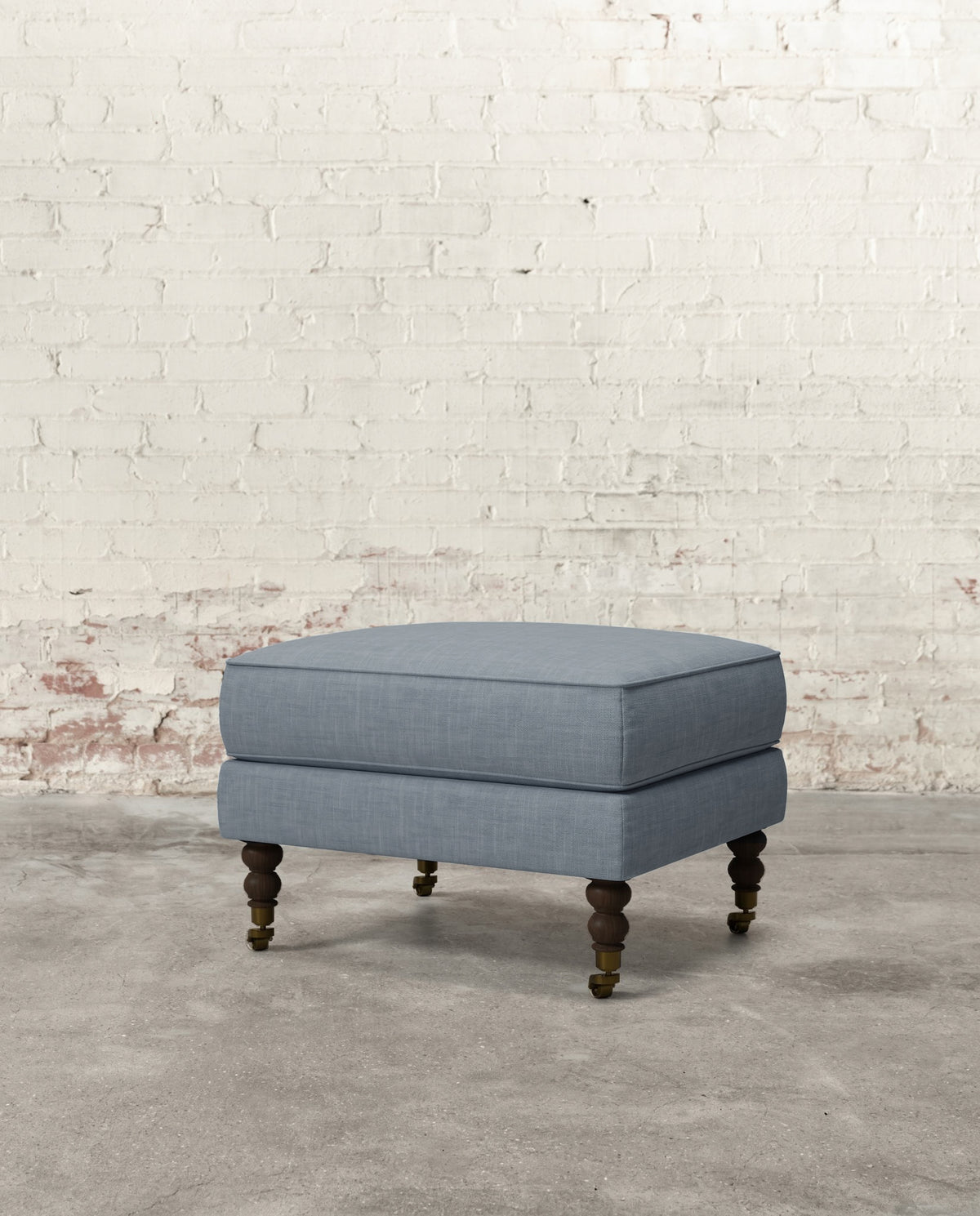 Francis Ottoman with Brass Casters