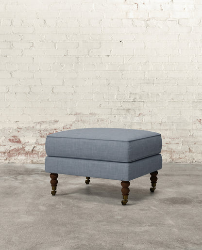 Francis Ottoman with Brass Casters