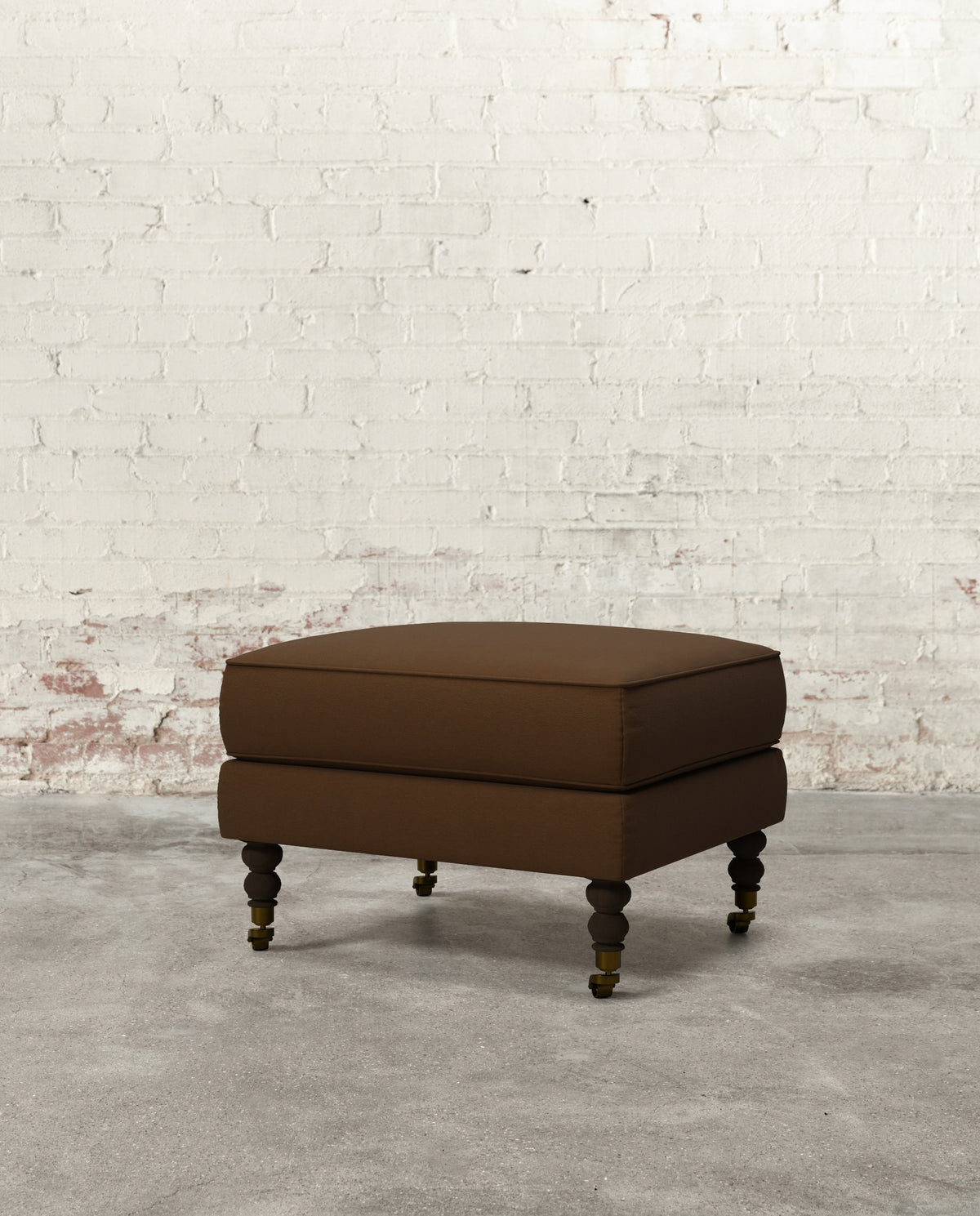 Francis Ottoman with Brass Casters