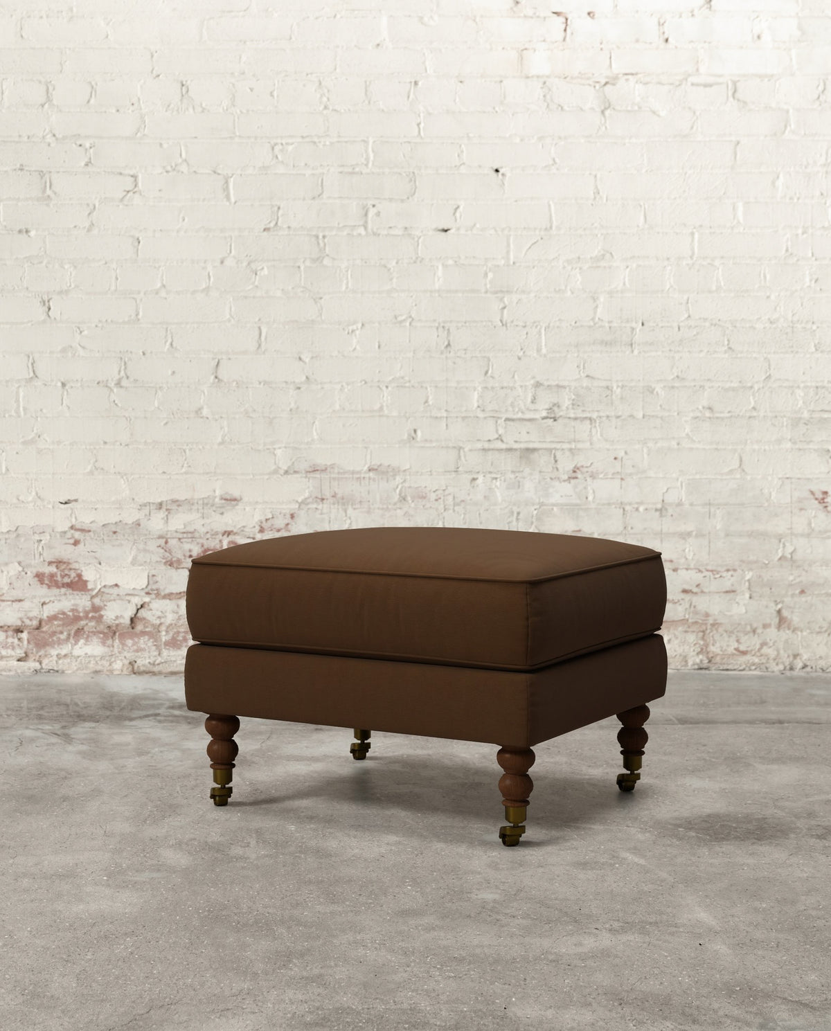 Francis Ottoman with Brass Casters