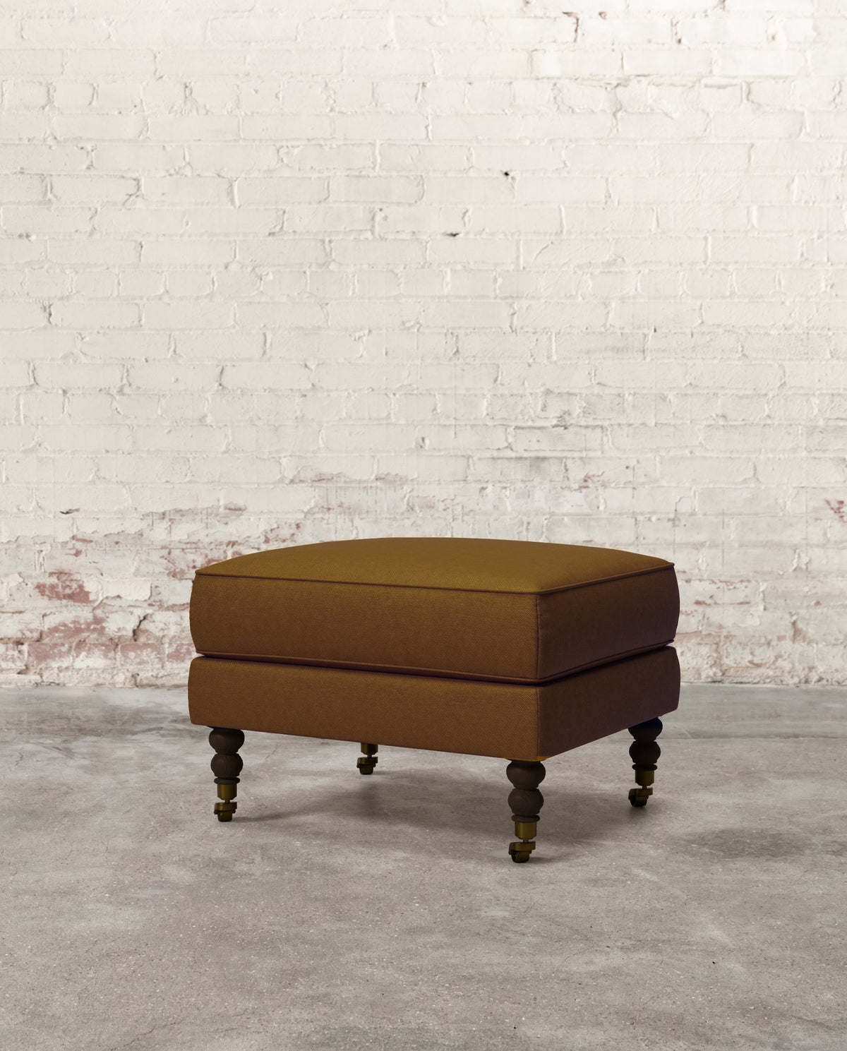 Francis Ottoman with Brass Casters