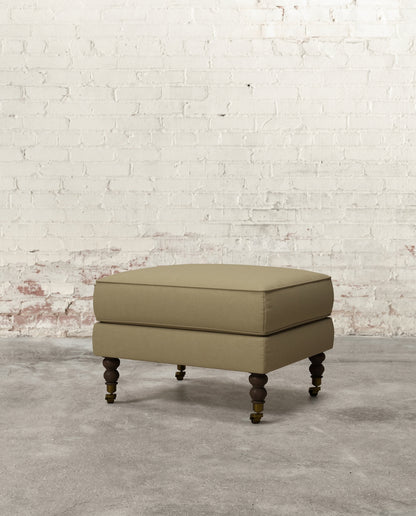 Francis Ottoman with Brass Casters