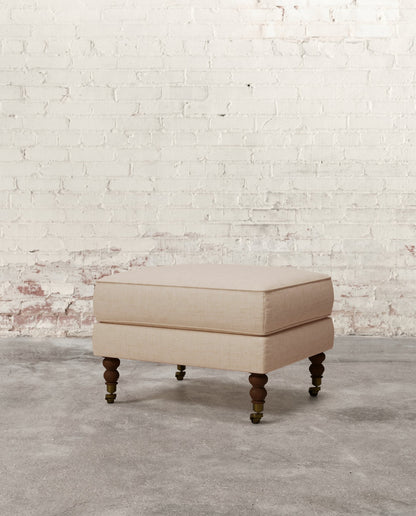 Francis Ottoman with Brass Casters