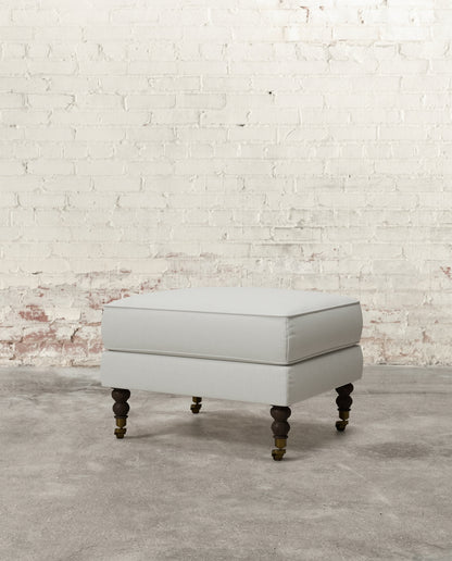 Francis Ottoman with Brass Casters