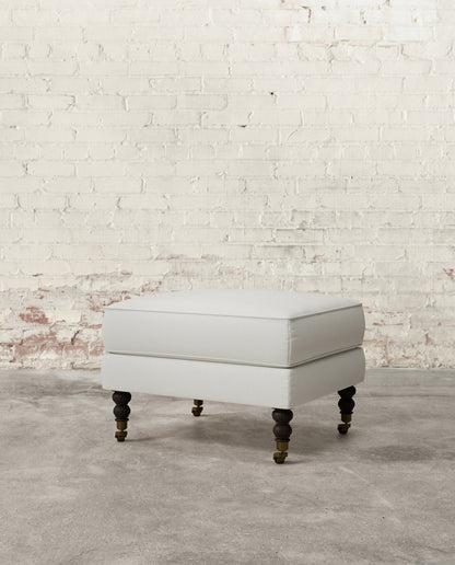 Francis Ottoman with Brass Casters