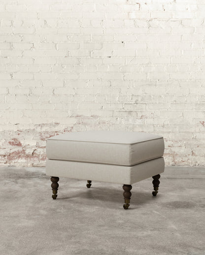 Francis Ottoman with Brass Casters