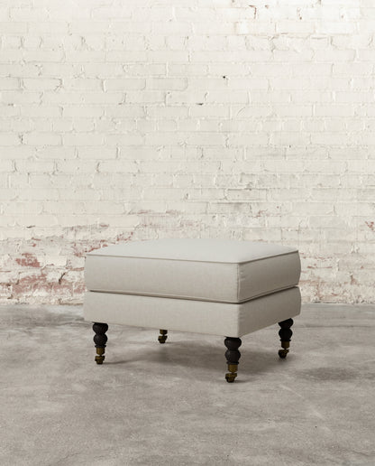 Francis Ottoman with Brass Casters