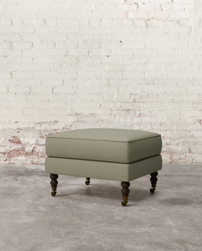 Francis Ottoman with Brass Casters