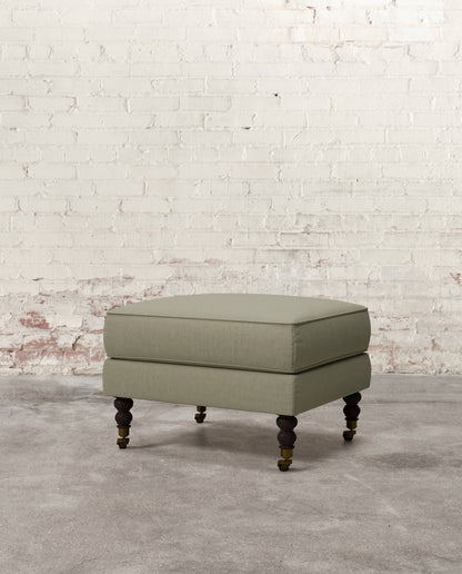Francis Ottoman with Brass Casters