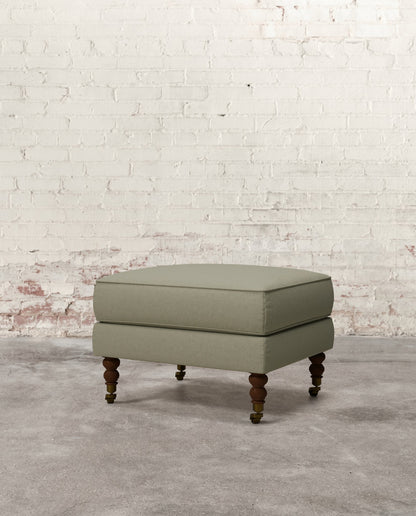 Francis Ottoman with Brass Casters