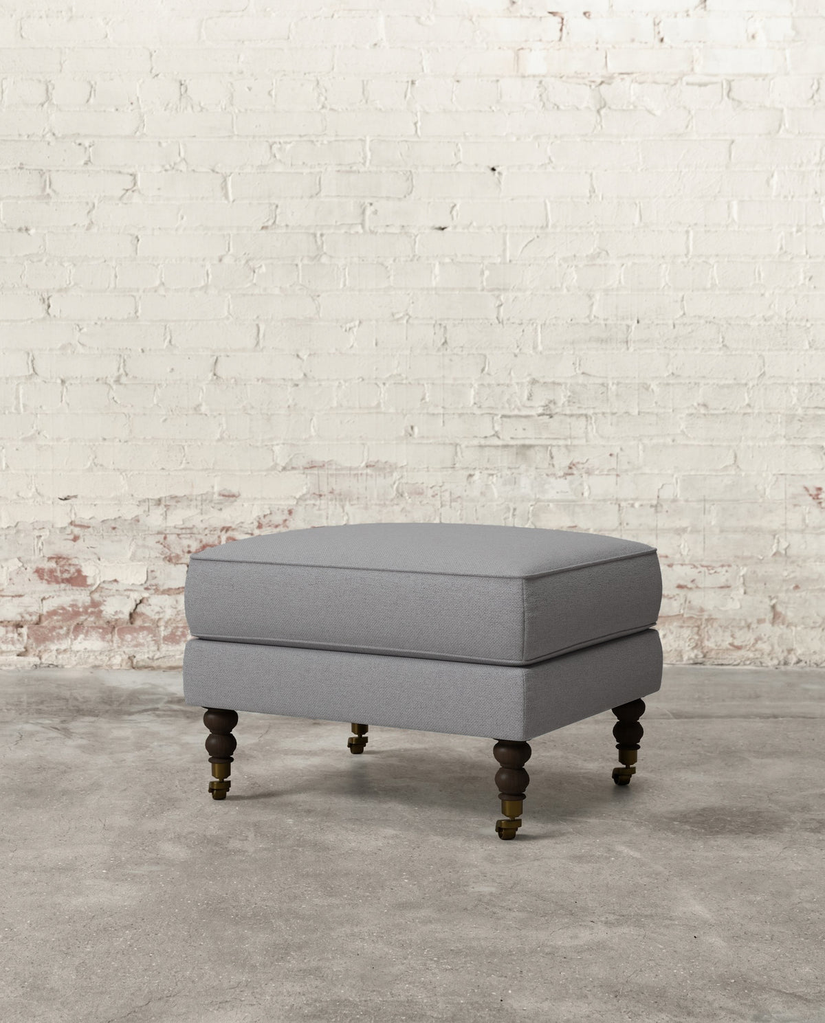 Francis Ottoman with Brass Casters