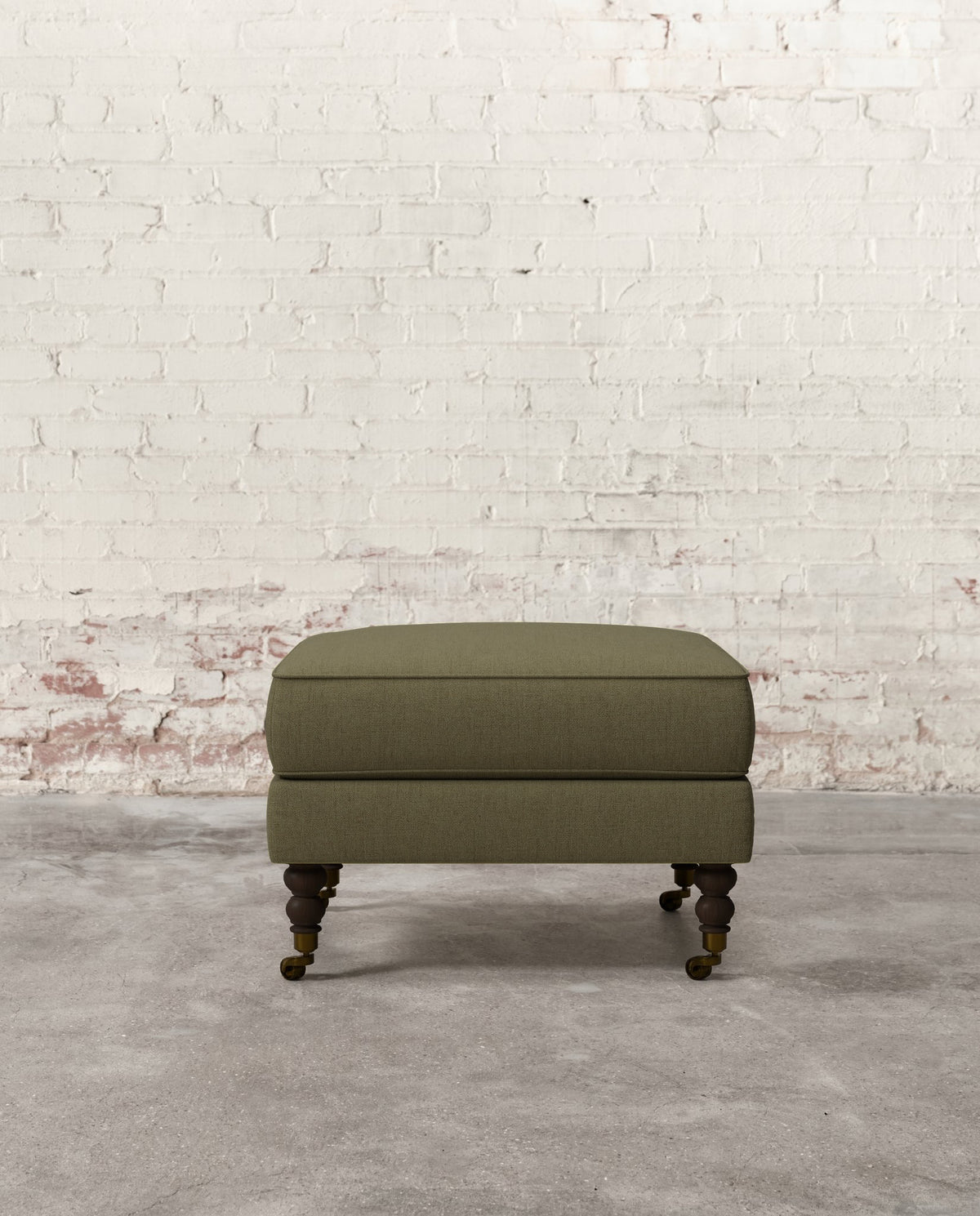 Francis Ottoman with Brass Casters