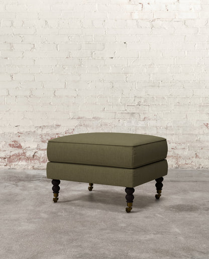 Francis Ottoman with Brass Casters