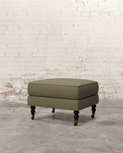 Francis Ottoman with Brass Casters